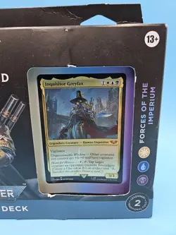Forces of the Imperium Warhammer 40K 40,000 MTG Commander Deck - New & Sealed - Image 3