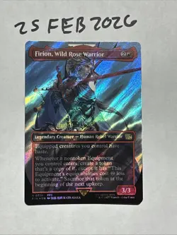Firion, Wild Rose Warrior (Borderless) (Surge Foil) Final Fantasy Foil - Image 1