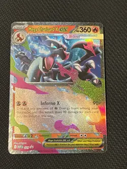 Pokemon TCG Mega Charizard X 029 Black Star Tin Promo - NM - Image 1