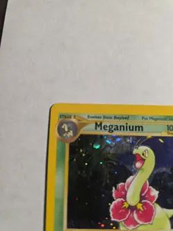 2000 Pokemon Neo Genesis 1st Edition Meganium Holo #11/111 - LP a scratch read - Image 2