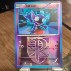 Pokemon Sableye Plasma Freeze Reverse Holo Rare Basic 49/116 HP70 2013 Eng - Image 1