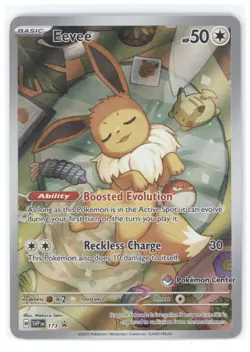 2025 Pokemon Scarlet & Violet Black Star Promos Eevee (Pokemon Center) #173 - Image 1