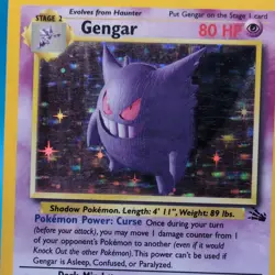 Pokemon Vintage Holo Gengar 5/62 Fossil WoTC 1999 - Image 1