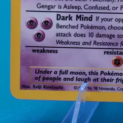 Pokemon Vintage Holo Gengar 5/62 Fossil WoTC 1999 - Image 4