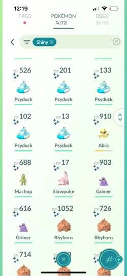 Pokemon Go (Stage 43) Shiny Psyduck Costume ( 52 Shinys ) ( Reduced) - Image 4