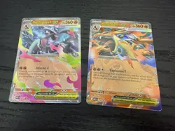 Mega Evolution Black Star Promo Mega Charizard X + Y ex MEP029 & 30 Pokemon TCG - Image 1