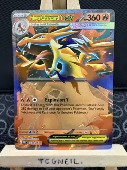 Mega Evolution Black Star Promo Mega Charizard X + Y ex MEP029 & 30 Pokemon TCG - Image 4