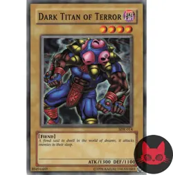 Yugioh Dark Titan of Terror SDK-014 Common NM - Image 1