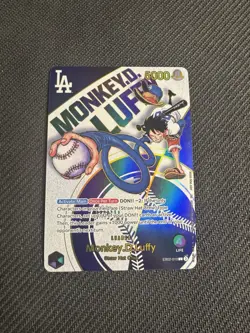 One Piece TCG Monkey D Luffy Promo Card Dodgers Collaboration - LP - Image 4