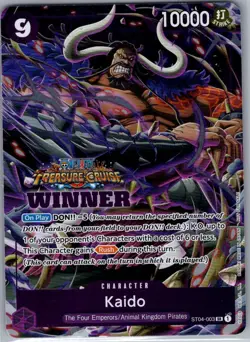 Kaido (Winner Pack Vol. 5) ST04-003 English One Piece Promo Card - NM - Image 1