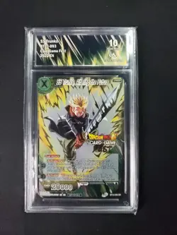 🇺🇸 DBZ SS Trunks Altering Future BT13-093 Card Game Fest Grade 10 Dragon Ball - Image 2