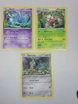 Pokemon 3X Black Star Promo Holo Cards Azelf, Shiftry & Honedge Holo Rare - Image 1