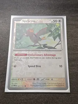 Spearow 021/165 Reverse Holo MEWen Pokemon 151 Card Near Mint English - Image 1