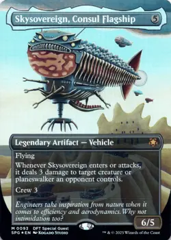 Skysovereign, Consul Flagship (Borderless Foil) Special Guests - Magic MTG NM - Image 1