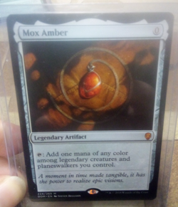 MTG MAGIC: The Gathering Mox Amber Dominaria Regular Mythic Rare - Image 1