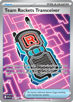Pokemon Team Rockets Transceiver Erhabene Helden 263/217 - Image 1