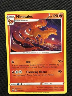 Pokemon Rebel Clash - Ninetales - 025/192 - Non Holo Rare - NM/M - Image 2