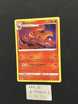 Pokemon Rebel Clash - Ninetales - 025/192 - Non Holo Rare - NM/M - Image 4