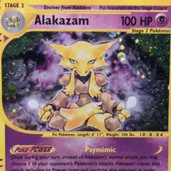 Alakazam 001/165 Expedition Base Set Holo Rare Pokemon TCG Nintendo e-reader MP - Image 5