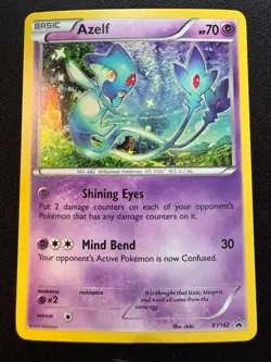 Pokemon TCG - Azelf XY142 X and Y Black Star Promo Holo - LP - Image 1