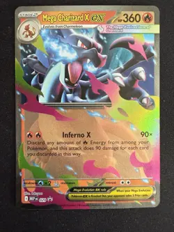 Mega Charizard X ex 2026 Pokemon Ascended Heroes #029 Black Star Promo Holo - NM - Image 1