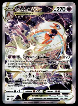 DEOXYS VSTAR GG46/GG70 Holo Rare VSTAR Crown Zenith Galarian Gallery Pokemon NM - Image 1