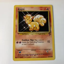 Pokemon Base Set 2 99/130 Vulpix NM - Image 1