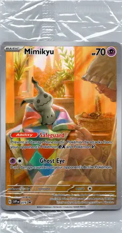 Mimikyu 075 Black Star Promo Near Mint (Sealed) Holo Pokemon - Image 1
