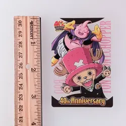 Majin Buu - Dragon Ball × One Piece Weekly Jump 40th Wafer Card JA40-08-008 - Image 2