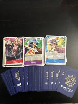 One Piece Card Game 300+ Card Bulk Lot Common/Uncommon NM/LP - Image 1
