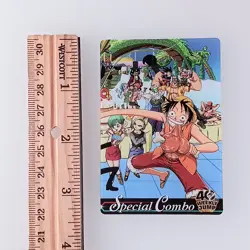 Luffy - Dragon Ball × One Piece Weekly Jump 40th Wafer Card JASC-02-018 - Image 2