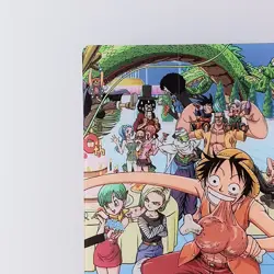Luffy - Dragon Ball × One Piece Weekly Jump 40th Wafer Card JASC-02-018 - Image 3