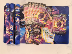 Pokemon Marnie Morpeko Playmat X4 V Union Promo Cards X5 Crown Zenith - Image 1