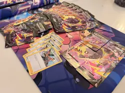 Pokemon Marnie Morpeko Playmat X4 V Union Promo Cards X5 Crown Zenith - Image 3