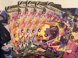 Pokemon Marnie Morpeko Playmat X4 V Union Promo Cards X5 Crown Zenith - Image 5