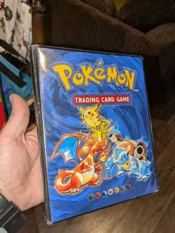 Vintage 1999 Wizards Of The Coast Pokemon Card Binder Folder WOTC Charizard - Image 1