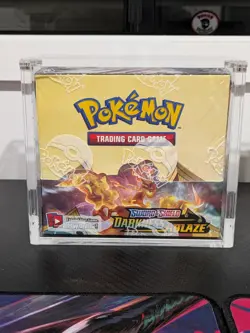 Pokemon TCG Sword & Shield Darkness Ablaze Factory Sealed Booster Box + 8mm Case - Image 1