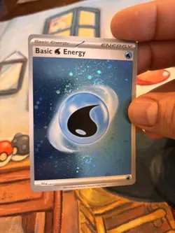 3 X Swirls - Pokemon Scarlet & Violet 151 Basic Water Energy HD Cosmos Holo NM - Image 2