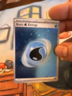 3 X Swirls - Pokemon Scarlet & Violet 151 Basic Water Energy HD Cosmos Holo NM - Image 4