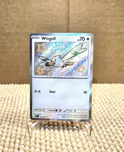 Wingull - 203/091 - Shiny Rare NM, English Pokemon Paldean Fates - Image 1