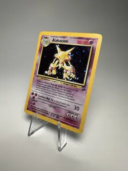 Pokemon Base Set 2 Alakazam Holo Rare #11/130 English 2000 TCG - Image 4
