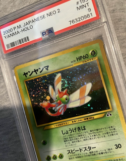 2000 Yanma 193 Neo 2 Japanese Pokemon Holo PSA 9 - Image 2