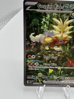 Gouging Fire ex 204/162 Special Illustration Rare Temporal Forces Pokemon TCG NM - Image 4