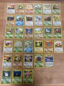 Pokemon Jungle Unlimited Uncommon/Common Complete Set 32/64 NM/MINT - Image 1