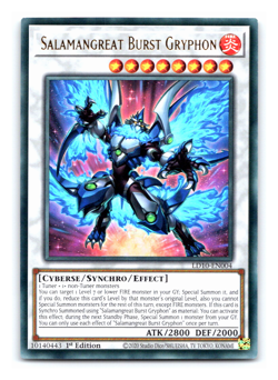 Salamangreat Burst Gryphon - LD10-EN004 - Ultra Rare - 1st Edition - Yugioh - Image 1