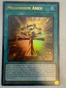 YUGIOH- Millennium Ankh - INFO-ENSP1 - Ultra Rare - Limited Edition - Image 1