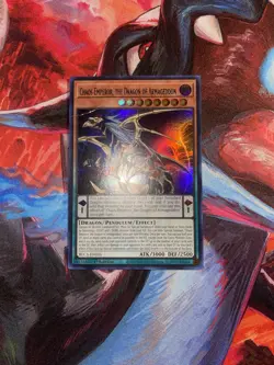 Yugioh! Chaos Emperor, the Dragon of Armageddon BLC1-EN026 Silver Ultra Rare HP - Image 1