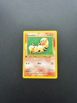 Pokemon Card Neo Destiny 1st Edition Growlithe 68/105 WOTC - Image 3