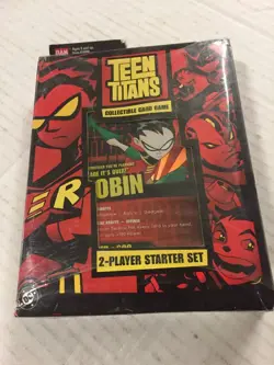 Teen Titans TCG CCG 2-player Starter Deck Box For Card Game - Image 1