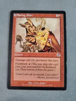 Flaring Pain : MTG / Judgment / Red Common - Image 1